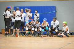 Los geht's mit dem Abschluss-Scrimmage (Foto: Thorsten Lasrich)