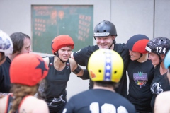 Eine kleine Team-Ansprache, bevor es los geht (Foto: Thorsten Lasrich)